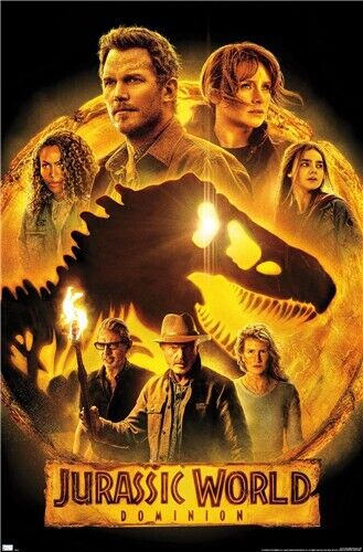Jurassic World: Dominion Movie Poster 22.375" x 34" NEW! Home & Garden:Home Décor:Posters & Prints Trends